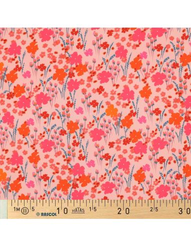 Viscose fabric - Rustic peach