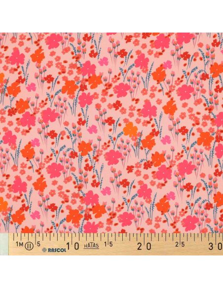 Viscose fabric - Rustic peach