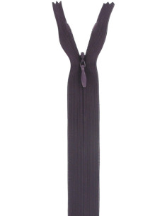 Invisible zipper - Plum