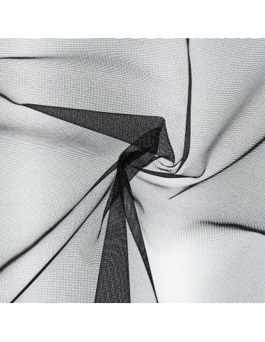 Black lined marquisette