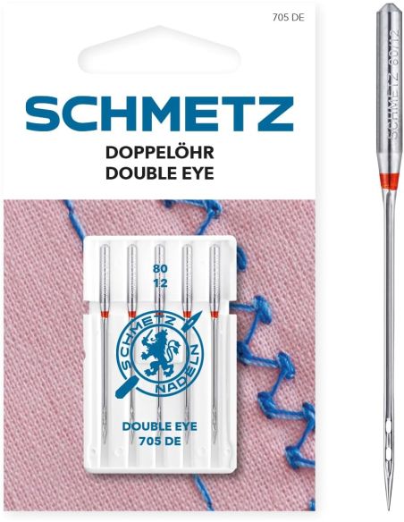 Schmetz double eye needle