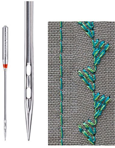 Schmetz double eye needle