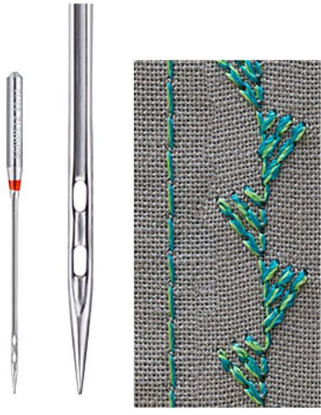 Schmetz double eye needle