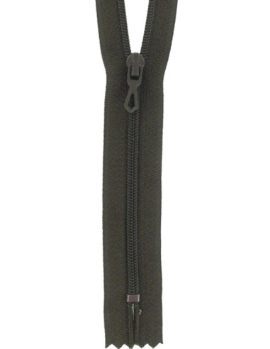 Nylon zipper - Walnut husk