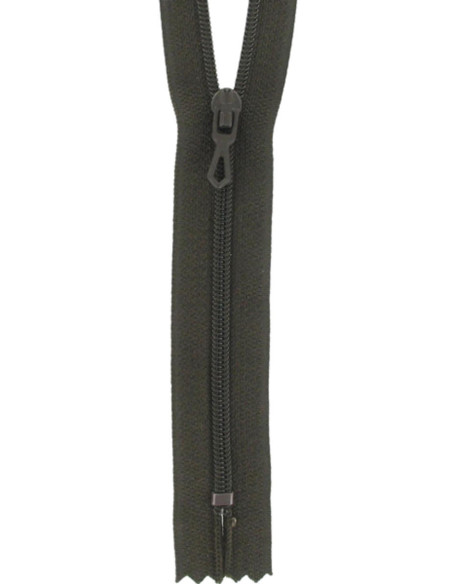 Nylon zipper - Walnut husk