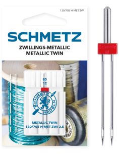 Schmetz double metallic needle