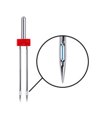 Schmetz double metallic needle