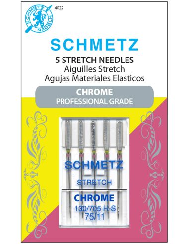Chrome stretch needles Schmetz