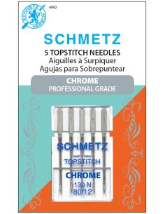 Chrome topstitch needles Schmetz
