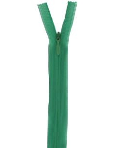 Invisible zipper - Emerald green