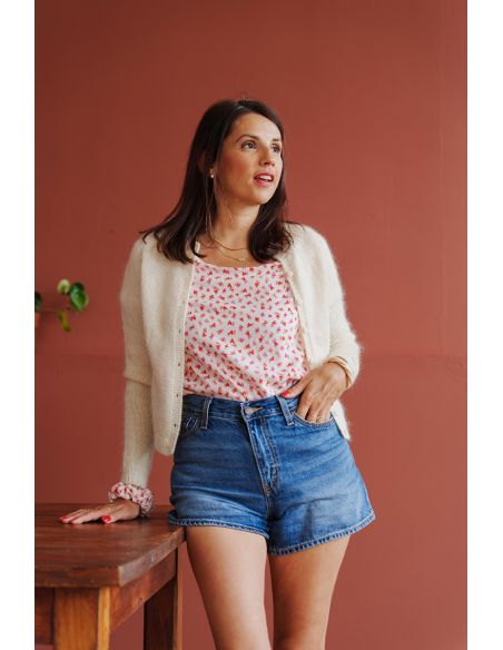 Viscose fabric I Love You - Lise Tailor