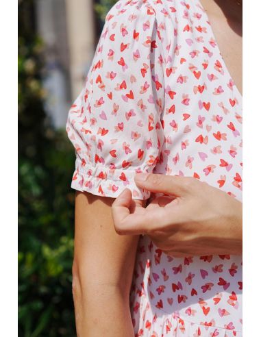 Viscose fabric I Love You - Lise Tailor