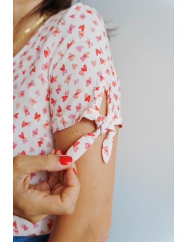 Viscose fabric I Love You - Lise Tailor