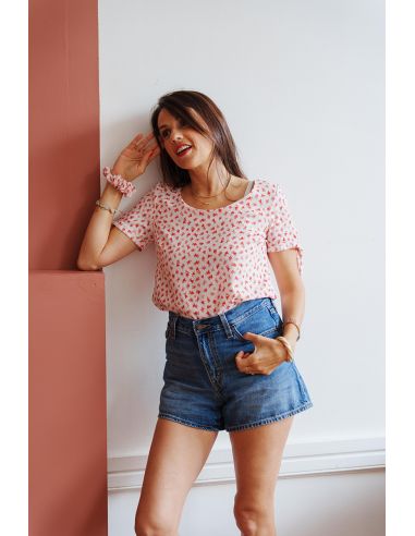Viscose fabric I Love You - Lise Tailor