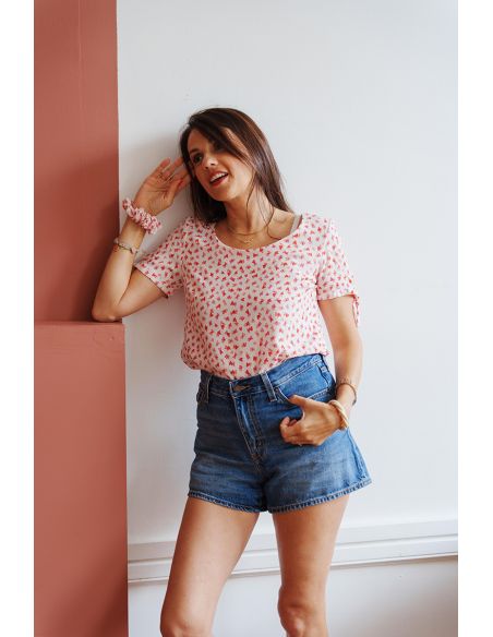 Viscose fabric I Love You - Lise Tailor