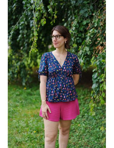 Viscose fabric One Apple A Day - Lise Tailor