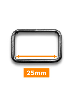Rectangular loop - 25 mm gun barrel