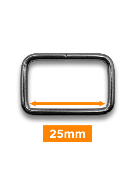 Rectangular loop - 25 mm gun barrel