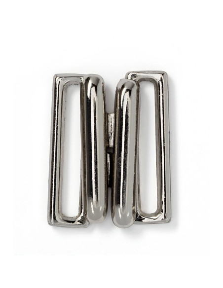 Metal Square Swimsuit Clips - Silver