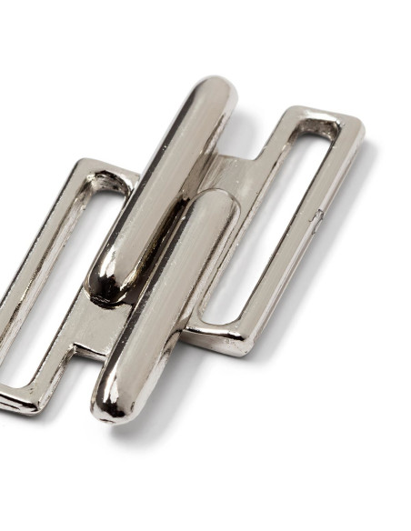 Metal Square Swimsuit Clips - Silver