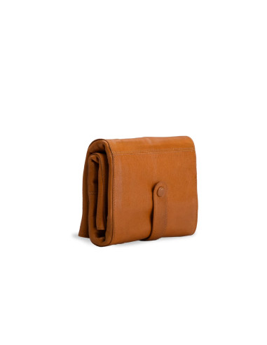 Etui de rangement en cuir pour aiguilles circulaires Muud Stockholm XL - Whisky