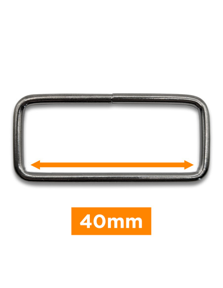 Rectangular loop - 40 mm gun barrel