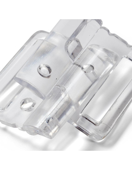 Transparent swimsuit clips 20 mm