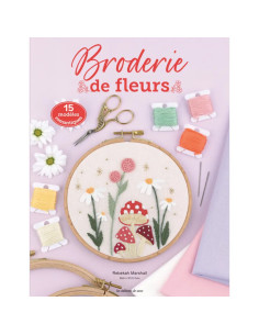 Embroidery book of flowers