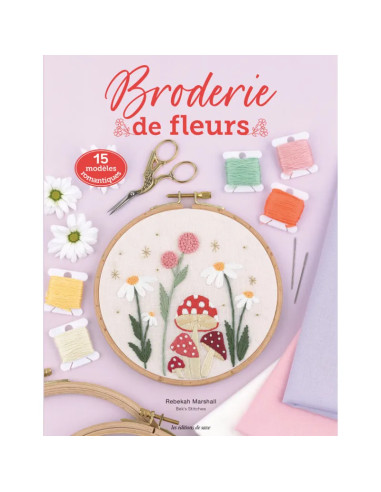 Embroidery book of flowers