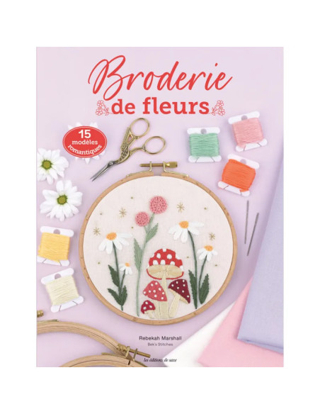 Embroidery book of flowers