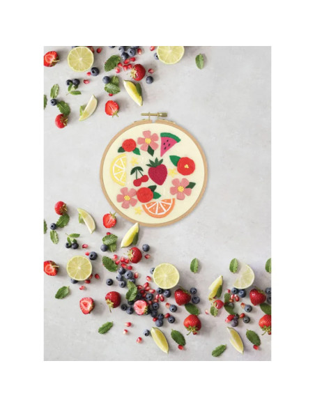 Embroidery book of flowers