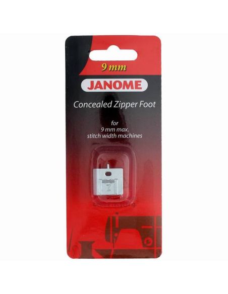 Janome invisible zipper foot