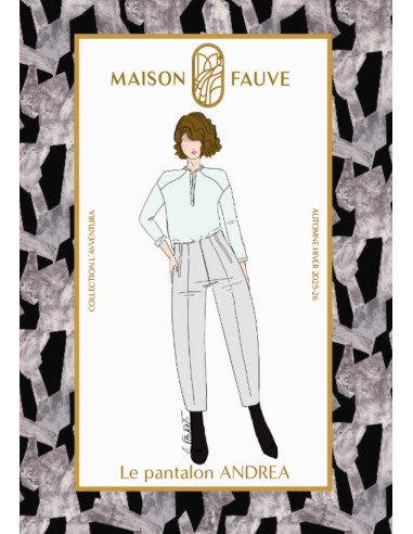 Andréa pants pattern - Maison Fauve