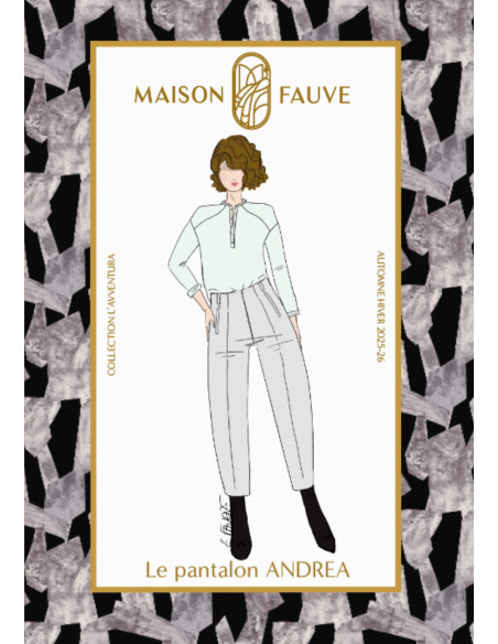 Andréa pants pattern - Maison Fauve