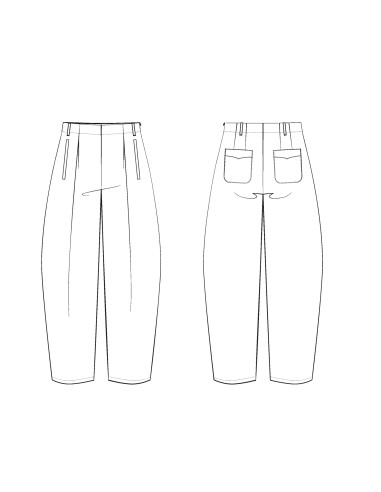 Andréa pants pattern - Maison Fauve