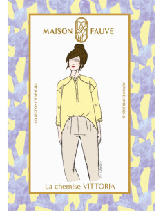 Vittoria Shirt Pattern - Maison Fauve 2