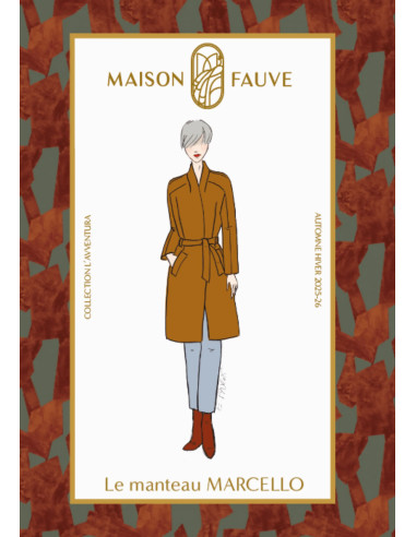 Marcello Coat Pattern - Maison Fauve