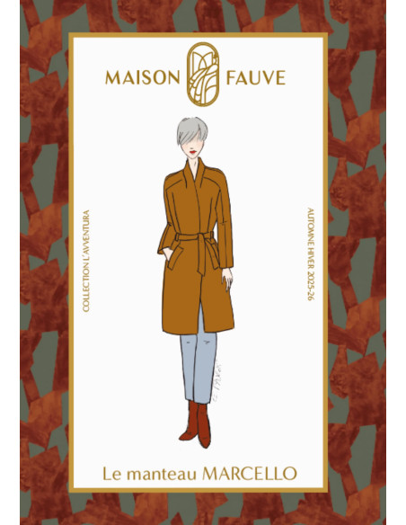 Marcello Coat Pattern - Maison Fauve
