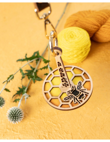 Bee Yarn Ball Holder Bracelet