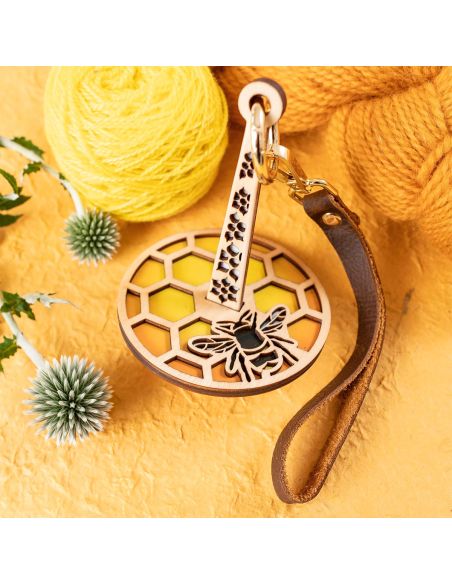 Bee Yarn Ball Holder Bracelet
