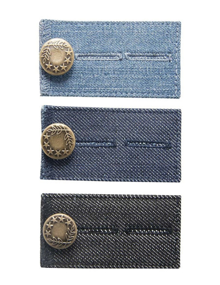 Easy Fit metal extension buttons for jeans