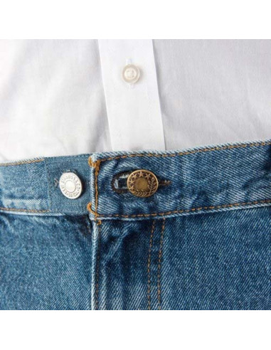 Easy Fit metal extension buttons for jeans
