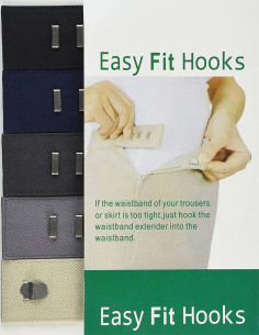 Easy Fit extension hooks for pants and skirts