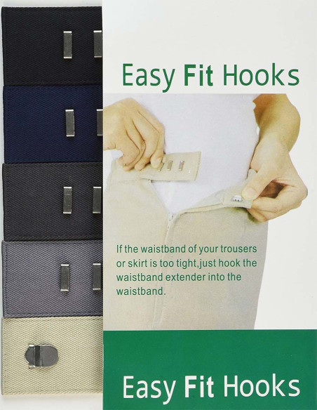 Easy Fit extension hooks for pants and skirts