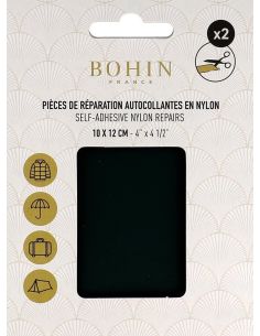 Bohin Nylon Self-Adhesive Repair Patches - Dark Green