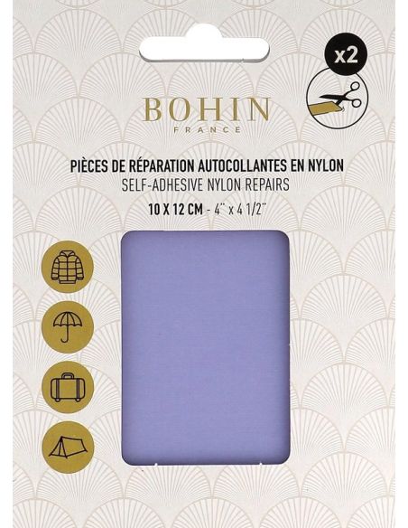 Bohin Nylon Self-Adhesive Repair Patches - Purple