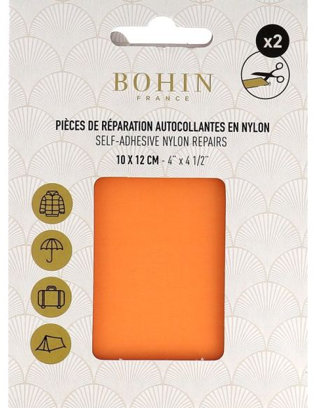 Bohin Nylon Self-Adhesive Repair Patches - Apricot