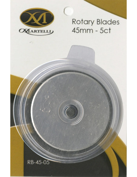 5 replacement blades for Martelli rotary cutter - 45 mm