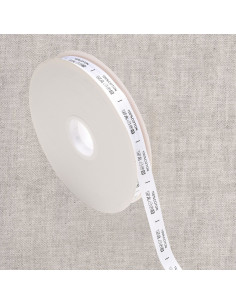 Composition label ribbon - 100% cotton