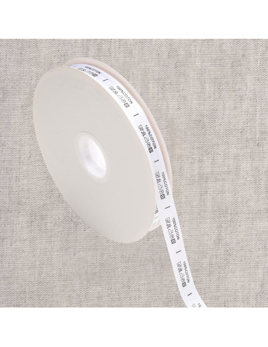 Composition label ribbon - 100% cotton